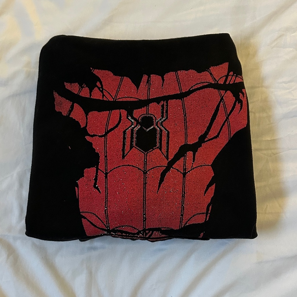 Marvel Black Hoodie with Red Graphic